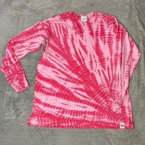 PINK VS Tie-Dye Long Sleeve Tee